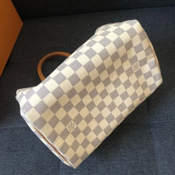 Louis Vuitton speedy 30 Azur - Picture 3 of 9